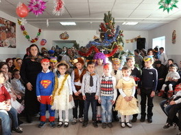 Воспитанники школы встретили газовиков новогодней концертной программой