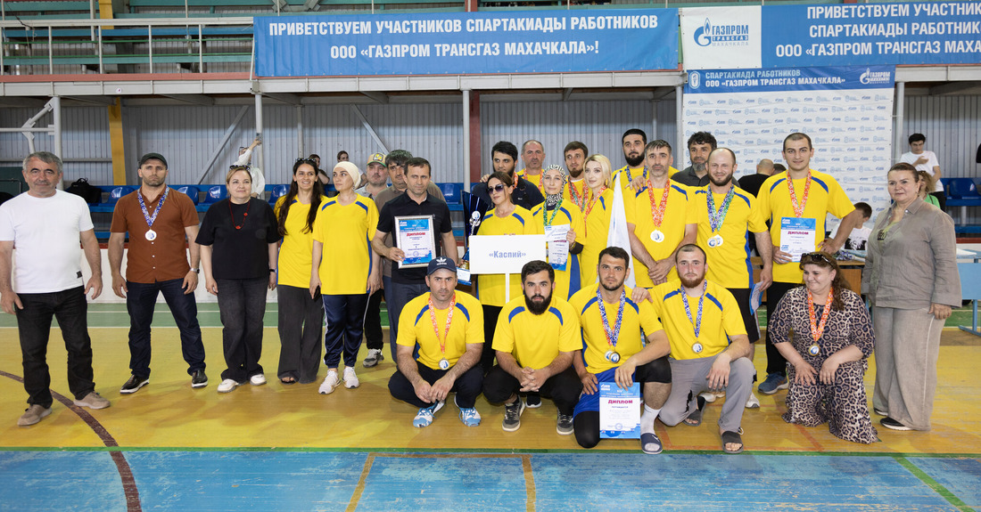 Победители Спартакиады — команда «Каспий»