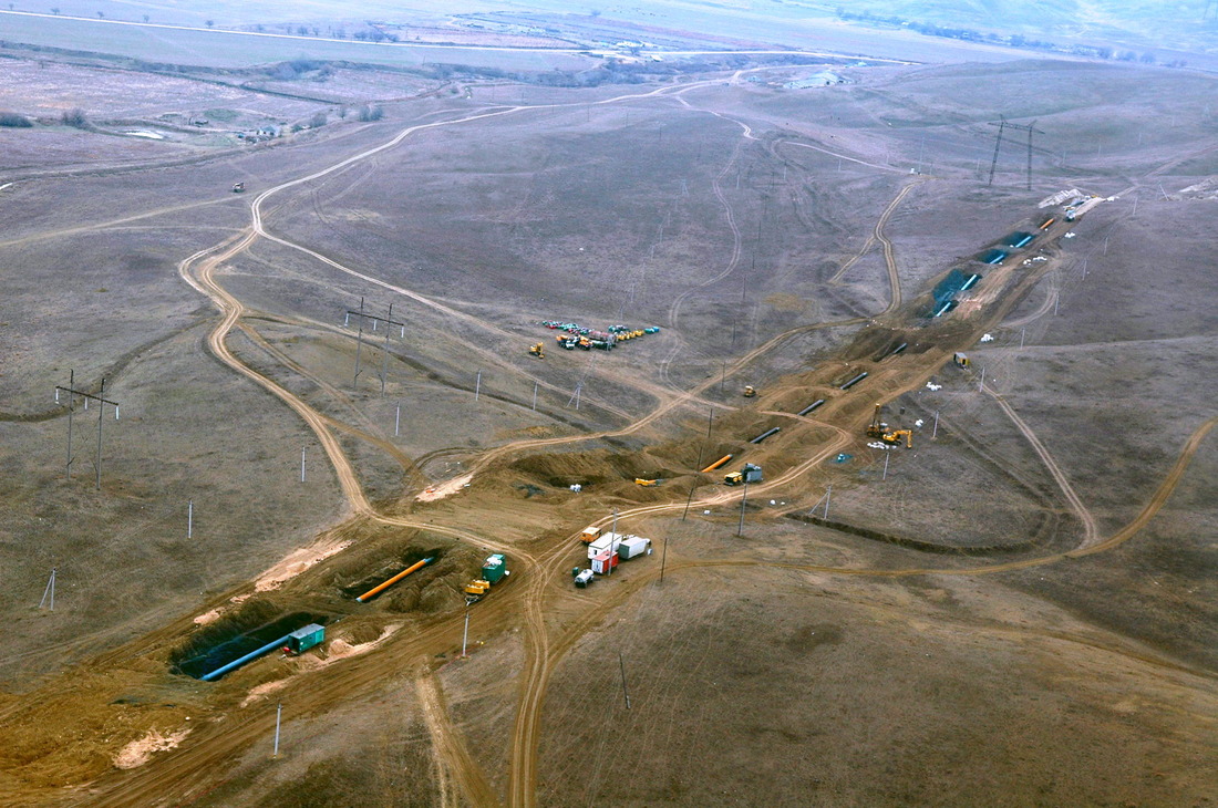 Капитальный ремонт изоляционного покрытия магистрального газопровода «Моздок — Казимагомед» в зоне обслуживания Дербентского ЛПУМГ
