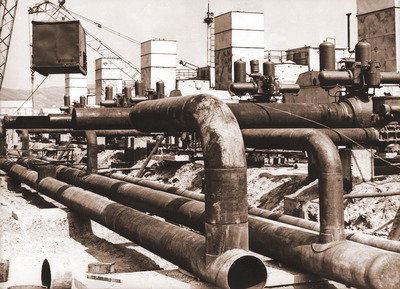 1982 год. На 660 км магистрального газопровода "Моздок — Казимагомед" строится компрессорная станция "Избербаш"